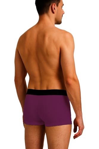 Image of HK47 Men Underwear Pack, Ice Silk Stretchable Breathable Trunks, Regular Fit Men's Brief, Anti Bacterial Quick Dry Innerwear for Men