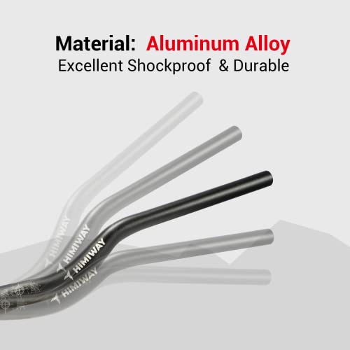 image for Himiway Mountain Bike Handlebars, Aluminum Alloy MTB Riser Bars Handle