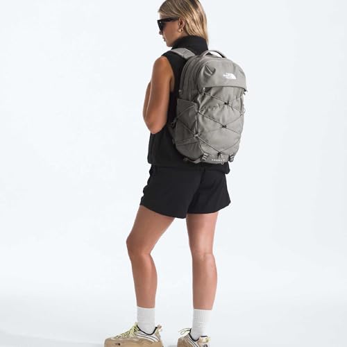 Image of The North Face Women's Borealis Commuter Laptop Backpack - Everyday Travel Bag, Laptop Sleeve, Reflective Details, Stone Slab Light Heather /Stone Slab, One Size