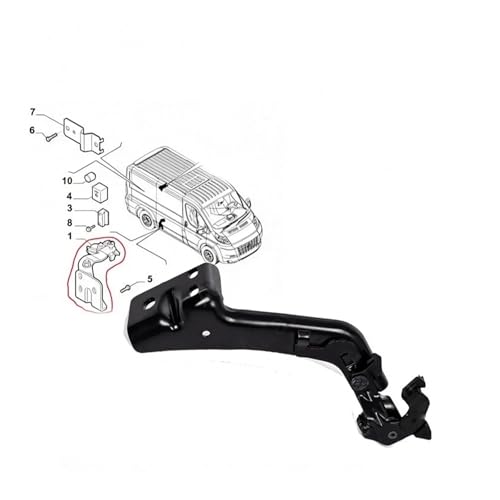 Guía rodill puerta corrediza inferior derecha compatible con Ducato III 2006-2019 6