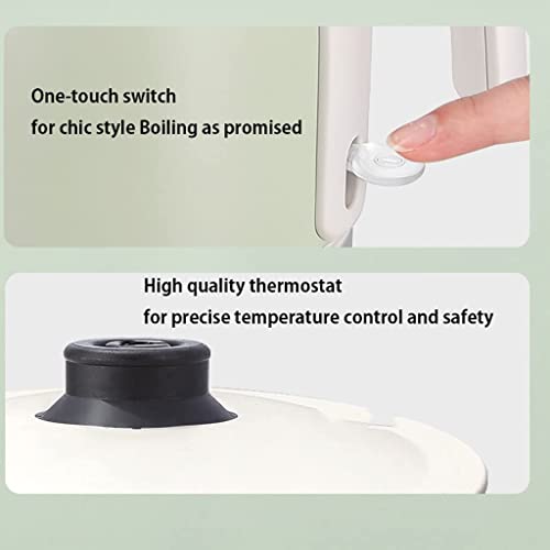 Hervidor eléctrico acero inoxidable 1 litro rápido miniatura 4