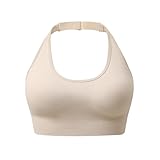 MsAnya Halter Bra Adjustable Bralette for Women Crop Top Longline Gym Sports Yoga Workout