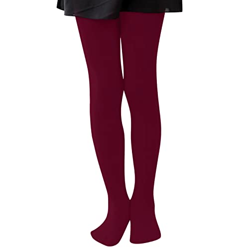 Toddler Kids Baby Girls Cotton Thick Lined Warm Full Leggings Pantihose Stretchy Basic Full Length Warm2