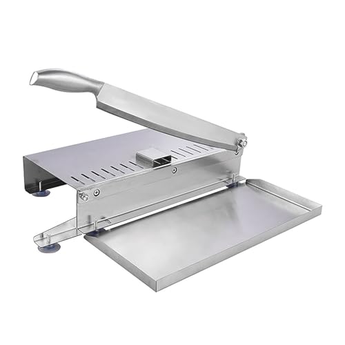 ZKLGS Trancheuse Manuelle for Viande congelée, Agneau haché, Poulet, Canard,