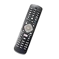 FOXRMT Sostituito Telecomando Philip TV,adatto per Telecomando Philip 4K UHD HDR Smart TV,con tasto Netflxi telecomando universale philip