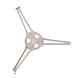 Anello girevole per microonde, staffa di supporto rotante da 24,5 cm, design triangolare stabile e resistente al calore, per cucina