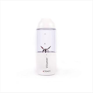 CLOEN Blender pour Verre Individuel pour Smoothies et mixeurs pour légumes et Fruits Blanc