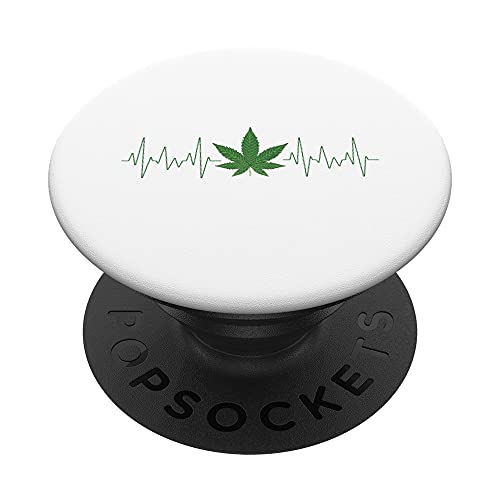Weed Shirts 420 Ganja Feuille de marijuana PopSockets PopGrip Interchangeable