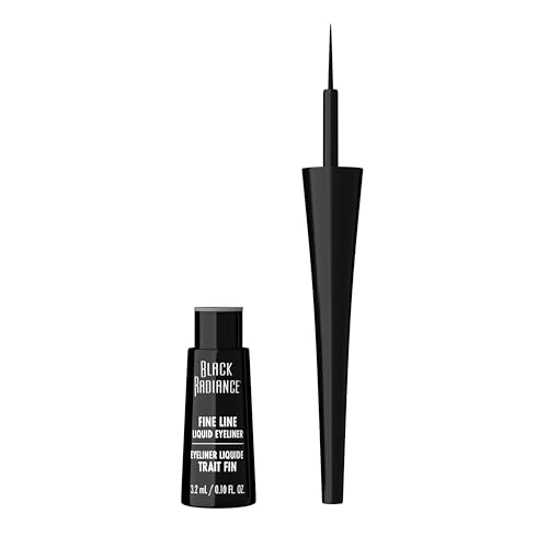 Black Radiance Fine Line Liquid Eyeliner, Black,…