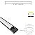 THMOOTHER LED Strip Black U Channel Diffuser 10-Pack 6.56FT,17X7.5MM Surface Mounted Tape Light Aluminum Track with Milky Cover Cabinet,Stairs,Counter,Wall Flush Installed Low Profile
