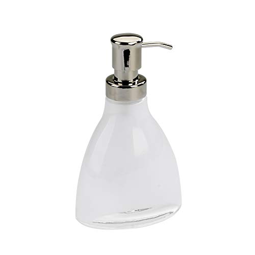 Umbra Vapor Frosted Glass Soap Pump White 7.975X4.675X4.345 #TOP5