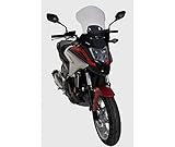 Cette bulle haute améliore votre protection et votre confort. Homologuées TUV et ABE PHOTO NON CONTRACTUELLE NC 750 X- 2016/2020BULLE HAUTE ERMAX GRISE -TO01119 48 cm Fabrication 48h / délai moyen 1 semaineAutres couleurs nous contacter