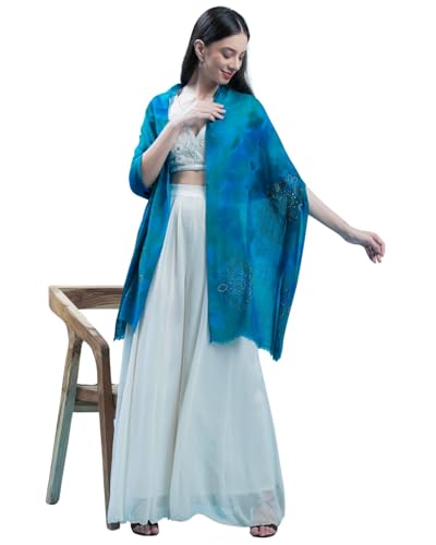 Cashmere Wrap Swarovski : Étole de luxe chaude pour femme en pur cachemire d'exception