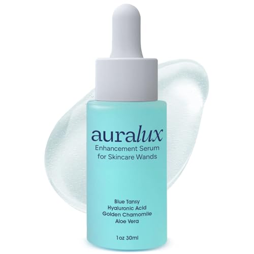 Red Light Therapy Activation Serum for Face and Neck - for Facial Wand, Red Light Therapy & Microcurrent Facial Device - Natural Formula - Blue Tansy, Hyaluronic Acid, Golden Chamomile, Aloe Vera