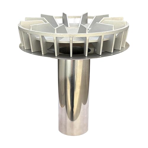 3 Inch Stainless Steel Roof Drain Roof Drains for Flat Roofs Drain Cover 3 Inch Push-in Pipe Size Very Efficient Drainage Speed It Can Also Prevent Drain Clogs.