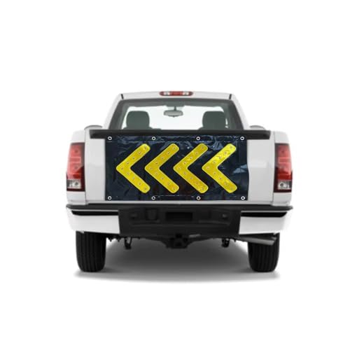 Tseukoe - LED Magnetic Traffic Arrow Sign 18 x 33 Inch Arrow Banner Directional Traffic Guide Light Flashing Warning Sign for Construction, Fire or Rescue, Highway Safety and Law Enforcement (black)