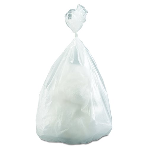 Inteplast Group Valh3860N14 60 Gallon Capacity, 58" Length X 38" Width X 12 Mic Thickness, Natural Color, Hdpe Commercial Coreless Valu-Plus Institutional Trash Can Liner (Case Of 10 Roll, 25 Bags Per #TOP23