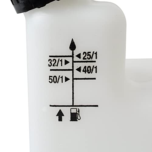 2 Stroke Oil Fuel Petrol Mixing Bottle for Strimmer or Chainsaw 25:1 40:1 50:1 Mixing Bottle Container Measurement Petrol Mix Fuel Oil Mixer Gasoline Mix - Image 2