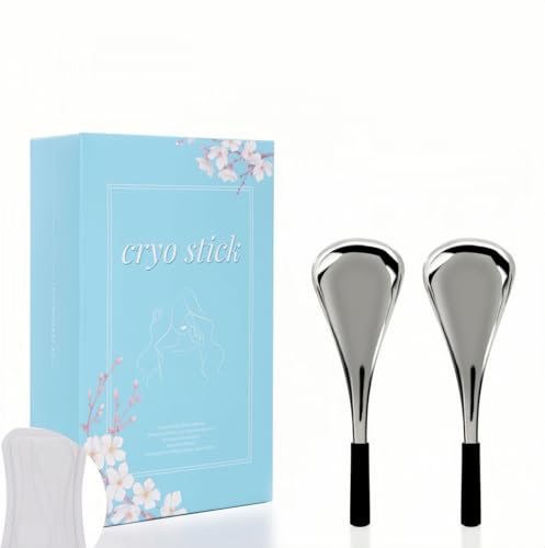 Globes à glace pour le visage et les yeux - Bâtons cryo pour massage femme