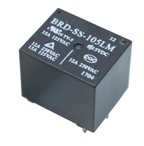 Relais BRD-SS-124LM 24VDC 12A composant électronique 4 broches pour carte PCB