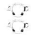 2pcs HID H7 LED Base Retainer Holder Adapter Xenon