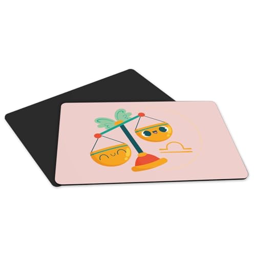 Set de table Balance rose en caoutchouc lot de 4 grand format - 5