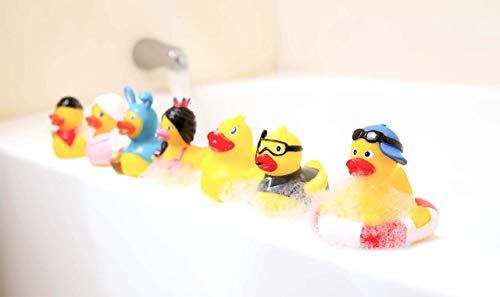 3" Spa (Pink) Rubber Duck [Sealed Hole, No Mildew] - Baby Safe Bathtub Bathing Toy #TOP1