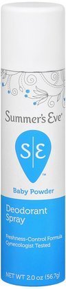 Summer's EveFeminine Deodorant Spray-Baby Powder-2 oz, 2 ct (Quantity of 4)