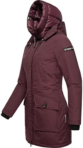 Navahoo Blizzardstorm Warme winterjas voor dames, XS-3XL, zwart, M