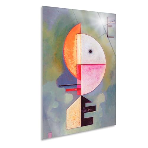 Giallobus - Obraz - Vassily Kandinsky - szkło akrylowe - 35 x 50 cm - gotowe do zawieszenia - nowoczesne obrazy do domu