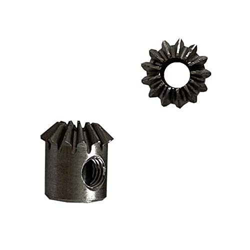 SUOFEILAIMU-PHONE CASE Industry 2PCS Bevel Gears 0.5M 13T 3MM Steel 90 Degree Transmission Gears (Hole Diameter : 3mm, Number of Teeth : 13 Teeth)