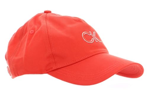 Calvin Klein Re-Lock Casquette Orange Protégeant du Soleil avec Style