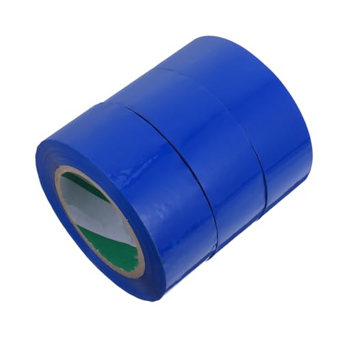 ULTECHNOVO 3 Rollos cinta de sellado exprés Cinta de embalaje cinta para sellar bolsas cinta para embalar cinta de paquete de alta resistencia cinta de envío cinta adhesiva azul bopp Blue