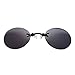Produktbild FGRYGF-eyewear Sport-Sonnenbrillen, Vintage Sonnenbrillen, Fashion Clip On Nose Sunglasses Men Vintage Mini Round Sun Glasses Hacker Empire Matrix Morpheus Rimless Sunglasses UV400 Black