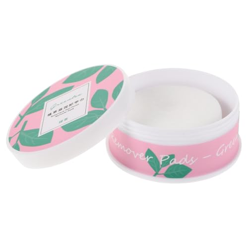 Vaguelly Nail Polish Remover Wipes and Nail Polish Remover Pads 48 Pieces Gentle Moisturizing Formula Non-Tearing No Residue Green Tea Scented for Salon and Home Use