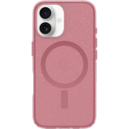 OtterBox Symmetry Clear MagSafe Hülle für iPhone 16, Rosa – Ansicht 2
