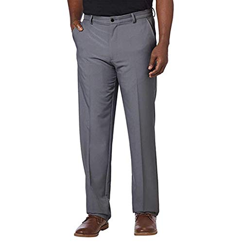 Greg Norman Mens Ultimate Travel Pants (38x32, Steel)