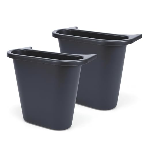 Caneca de plástico Rubbermaid 2 pack rectangular negra