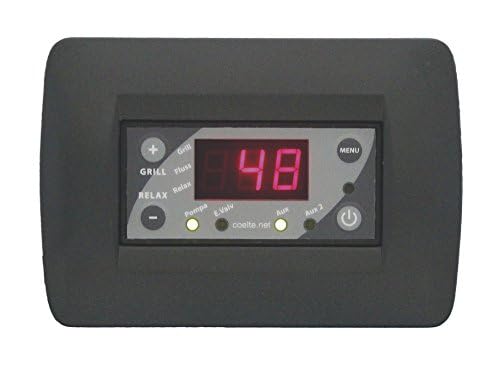 Centralina elettronica per controllo e comando termo camini, impianti solari e fan coil