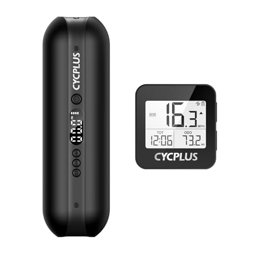 CYCPLUS Tire Inflator A2 + GPS Bike Computer G1