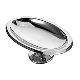 Nettoyage facile : avec sa construction en acier inoxydable, cette coupe à dessert est simple à nettoyer, aux taches et conserve son aspect poli , présentoir à gâteau rond, présentoir à dessert