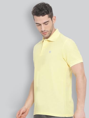 Image of Lux Nitro Mens's Cotton Polo T-Shirt | Half Sleeve Round Neck T-Shirt for Man | Solid Regular Fit