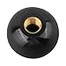 Handle Ball Nut for Lathe Equipment, Ball with Brass Core, Replacement Component for Industrial Machinery, Woodworking and Glass Production(for M12-40Black)