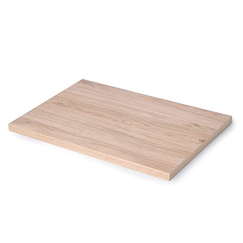 EMUCA - Tablero para Mesa Rectangular, Tabla Mesa de Cocina, Comedor o Escritorio, 1150x750mm,...