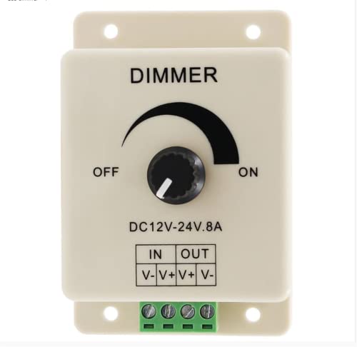 LED�����v�P�x���ߊ� DC 12 V 24 V 8 A��LED�����X�C�b�` �m�uON/OFF�X�C�b�` �蓮�L�[ ������ �P�F LED�X�g���b�v������ LED�̖��邳���� �����v�d���R���g���[�� ��