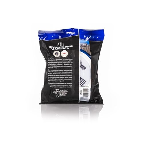 Image of Buff and Shine - EdgeGuard Foam Buffing Pads - Blueberry - 6 inch Heavy Polishing Pad - Pack of 2