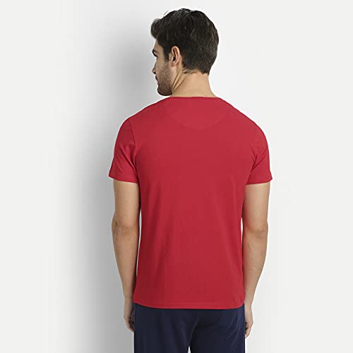 Image of AM SWAN Premium Cotton Half Sleeve Henley T-Shirts