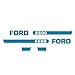 Hood Decal KIT for Ford 6600 Tractor