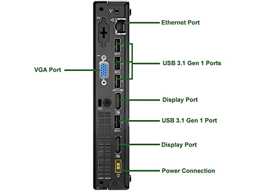Image of Lenovo ThinkCentre M910q Tiny Desktop Computer Mini PC, Quad Core i5 6500T up to 3.1GHz,16GB DDR4 RAM,New 512GB NVMe M.2 SSD,WiFi Bluetooth,Wireless Keyboard and Mouse,Windows 11 Pro(Renewed)