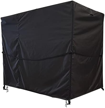 SIHAIAN Outdoor Swing Cover 2/3 Seater Patio Swing Cover Waterproof Swing Covers for Outdoor Furniture Garden Swing Cover Glider Chair Cover Heavy Duty Swing Cover 420D M(65L×50W×66H) inch